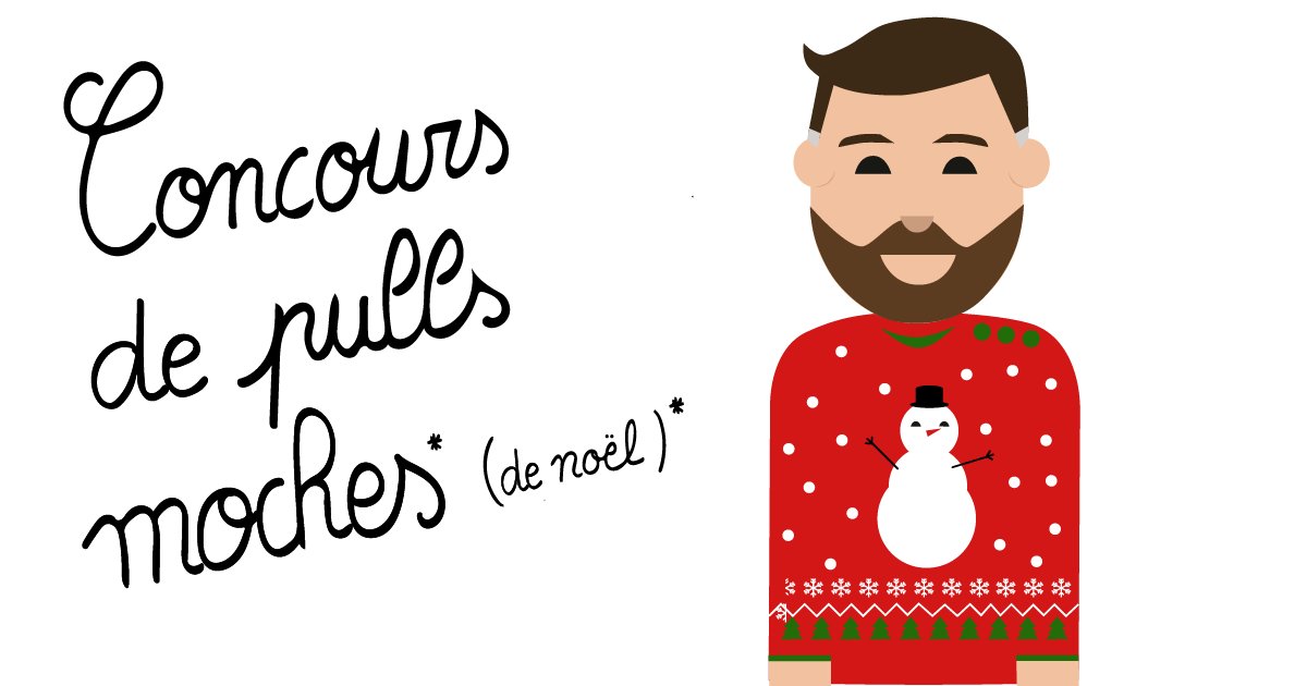 Qui pour un concours de pulls moches de Noël inter-agences nantaises ? 🎅🏽🤦🏽‍♀️🏆 DM nous si ça vous tente et partagez à qui de droit !!