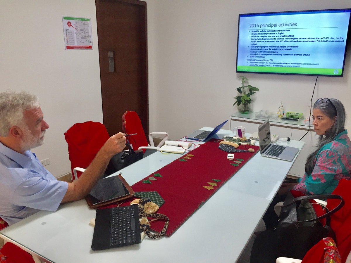 BeatriceLopezC's tweet photo. Hoy con @greensqa en #Cali revisando los logros del programa #ExportCoachingProgram del CBI de Holanda y @PROCOLOMBIACO para las empresas del sector Software y TI. @ColBringItOn https://t.co/1rcnGIrRiY