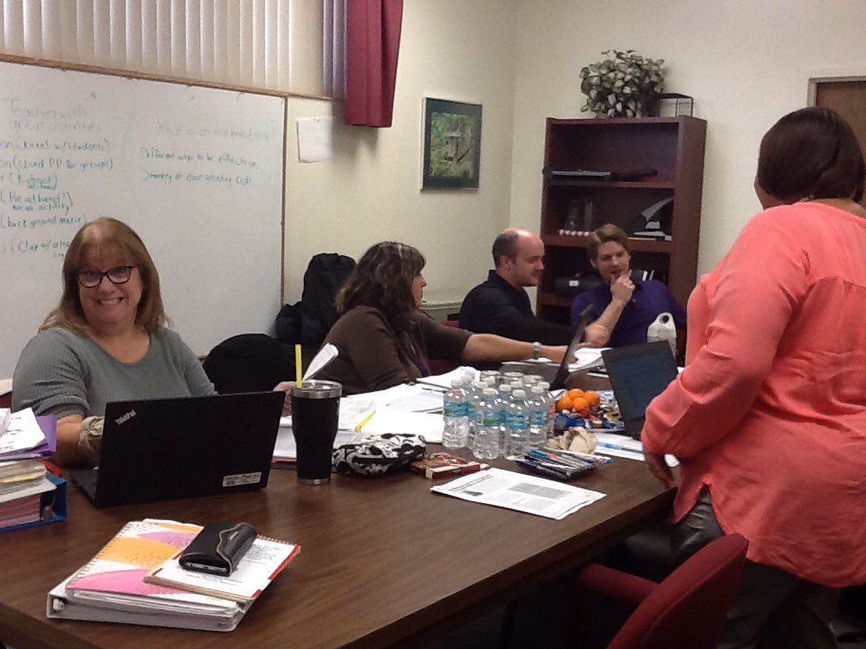 vcsIMPACTcoach's tweet photo. Delano Middle School Data Day. Mathematicians brain sweating. @jennybc1 #notafunction #collaboration  @DawnBourdette @VCSMath https://t.co/VgUBLDsdbw