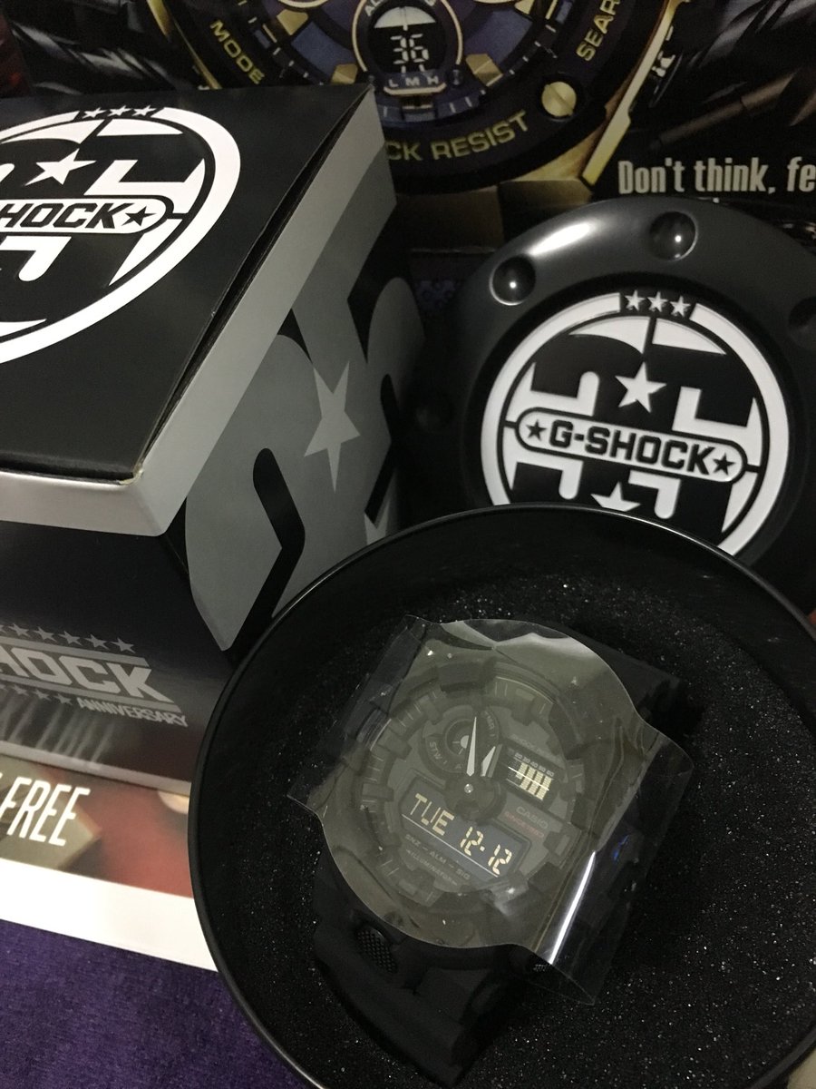 JayMendiola2's tweet photo. 35th Anniversary edition G-Shock 👌🏼☺️ reward for myself after 5 days straight work/events https://t.co/sRZx3sHxSp