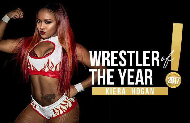Wrestler Of The Year Kiera Hogan. 