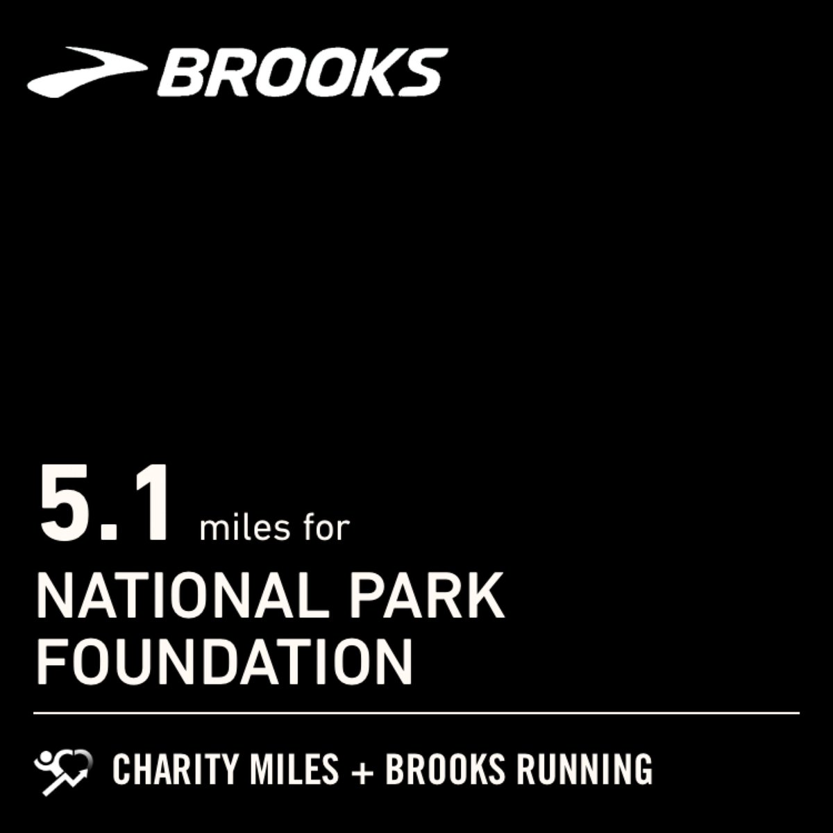 JillBNord's tweet photo. 5.1 @CharityMiles for @goparks. Thanks to @BrooksRunning for sponsoring me! #Levitate #RWRunStreak #connectingtocure #IRun4Noah https://t.co/nXqnhuAb4m