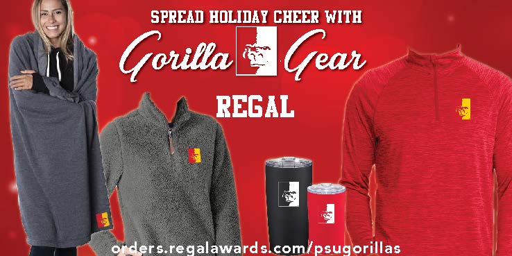 Our Wednesday featured #GorillaGear vendor is <a href="/RegalAwards/">Regal Awards</a> Shop today at orders.regalawards.com/psugorillas/
