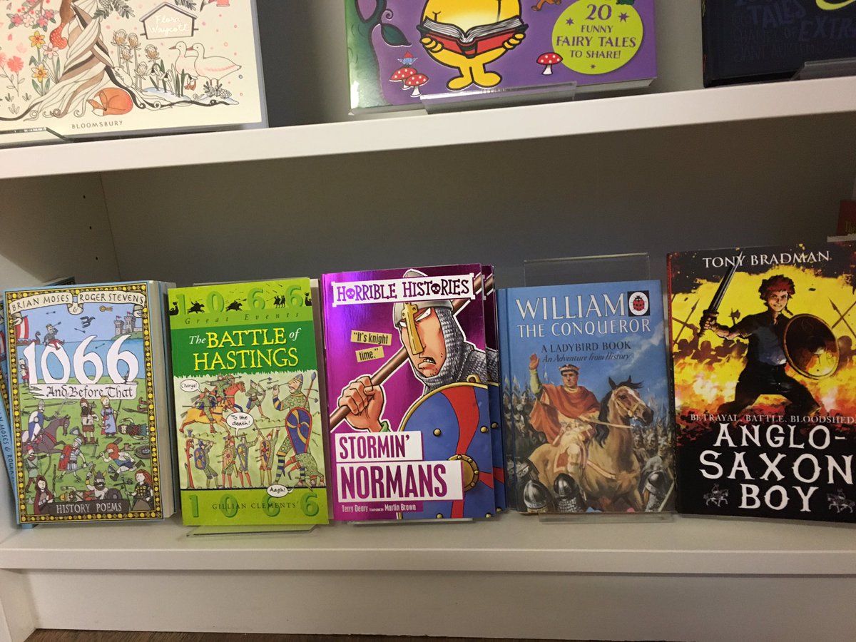 There are some fun History books for children in <a href="/RotherBooks/">Rother Books</a> in Battle including 1066 And Before That (History poems) co-authored by the wonderful <a href="/moses_brian/">Brian Moses</a>