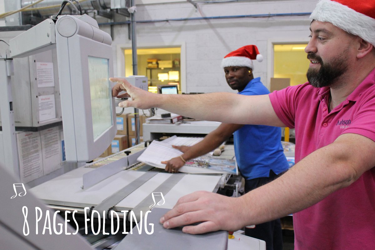 On the eighth day of Christmas, my true love sent to me: 

8 pages folding.

Folding? We’ve got you covered! From concertina, roll fold, square fold to double gate fold, our state of the art folding machines can fold all shapes and sizes! #12daysofbahson #folding #litho #print