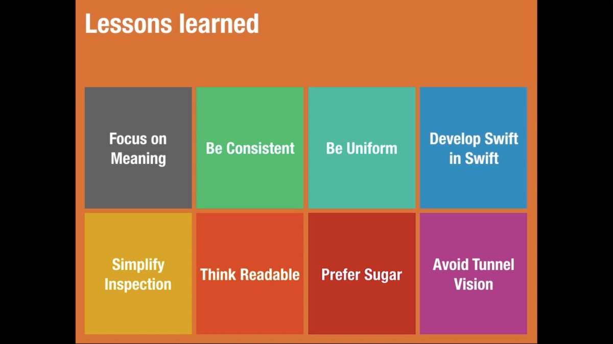 New talk video: Opinionated Code - by <a href="/ericasadun/">ericasadun</a> from <a href="/playgroundscon/">Playgrounds 🐨</a> 🙌
Watch it here👉  buff.ly/2nSeQh6