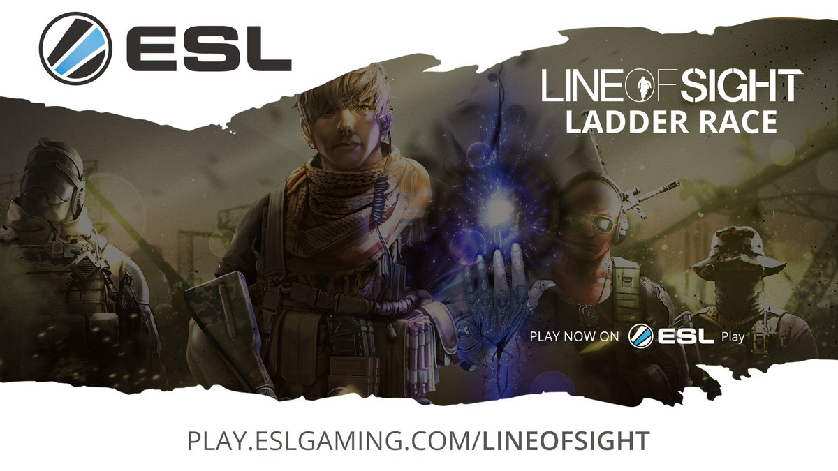 Today we announce the #LineofSight Ladder Race. Join with your team and win prizes! For all details check out our detailed news: esl.gg/2CdYB1i