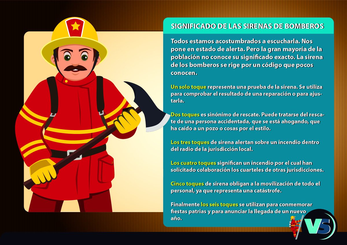 Expofuego Argentina su Twitter: "Buenos días ciudadanos, buen comienzo para este miercoles, sabían el significado de la sirenas de bomberos? / Twitter
