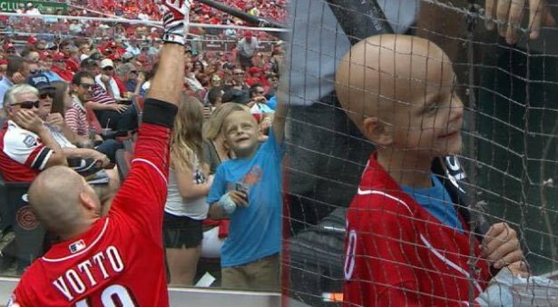 jbakerohio's tweet photo. Help Superbubz's dad find Joey Votto home run ball for memorial wall:
@Reds
https://t.co/4mXpZEj4Mj https://t.co/TqG0jf6Gcq