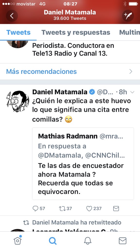 Daniel matamala twitter