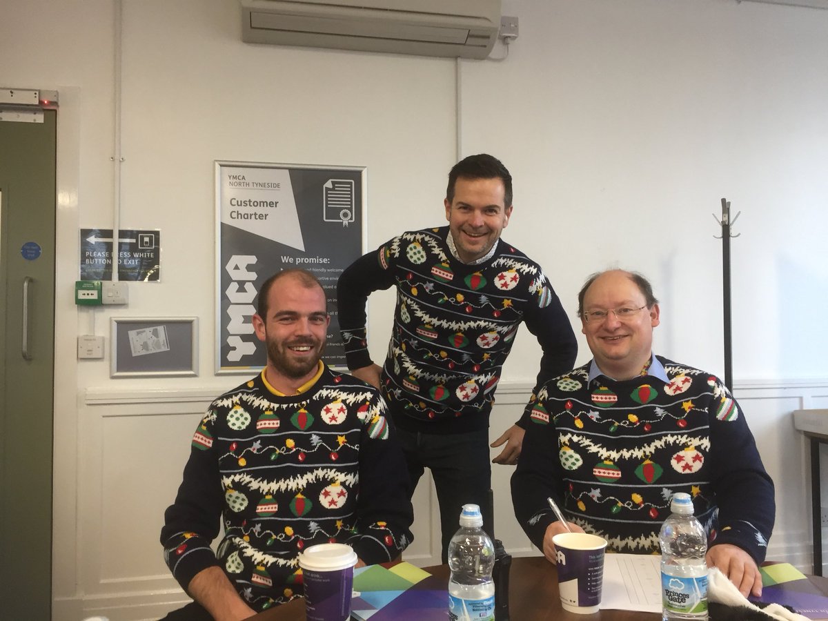 ZumbaPartyNE's tweet photo. Matching Christmas Jumpers @YMCANTyneside #ymcafamily https://t.co/Tptry4BAk2