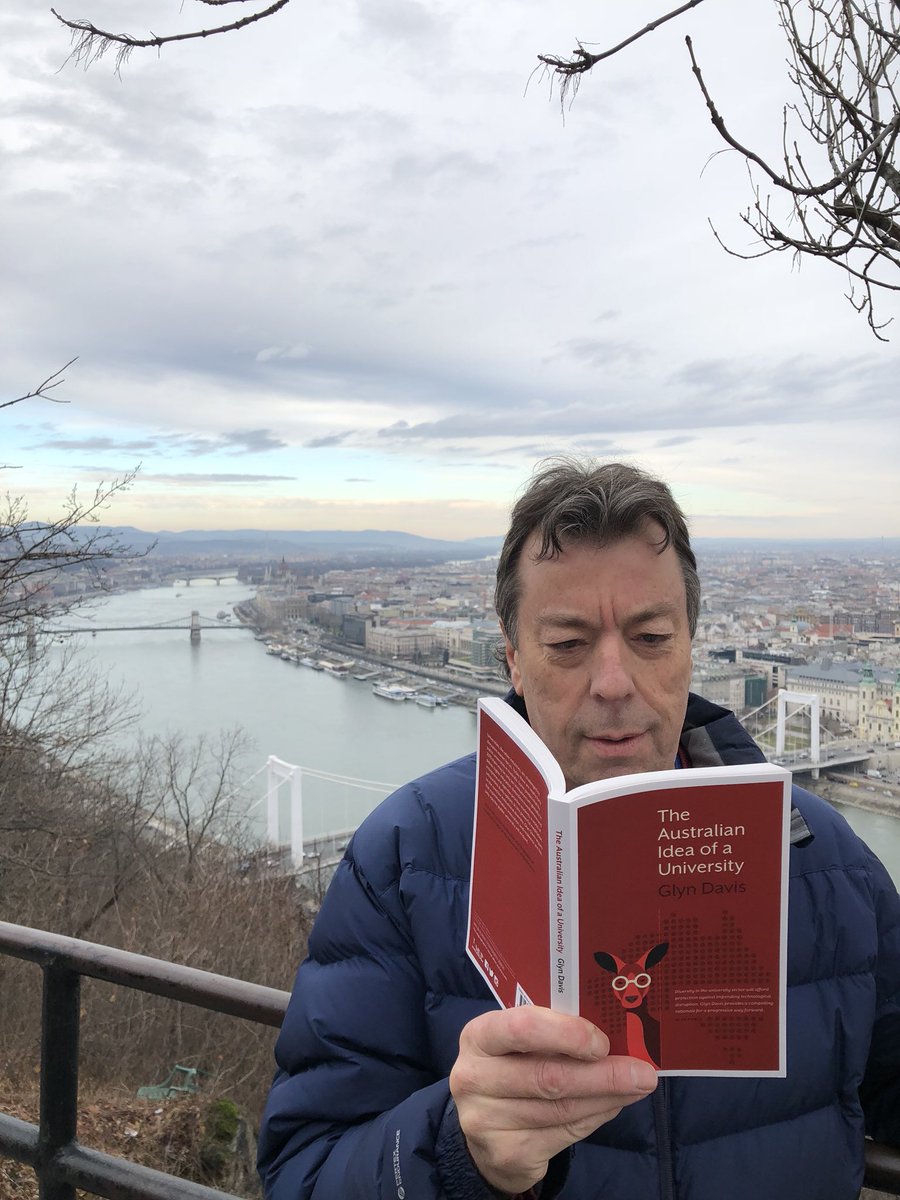 What better than a fine book on vacation? 😄 <a href="/GlynDavisVC/">Glyn Davis</a> @groupofeight #Budapest
