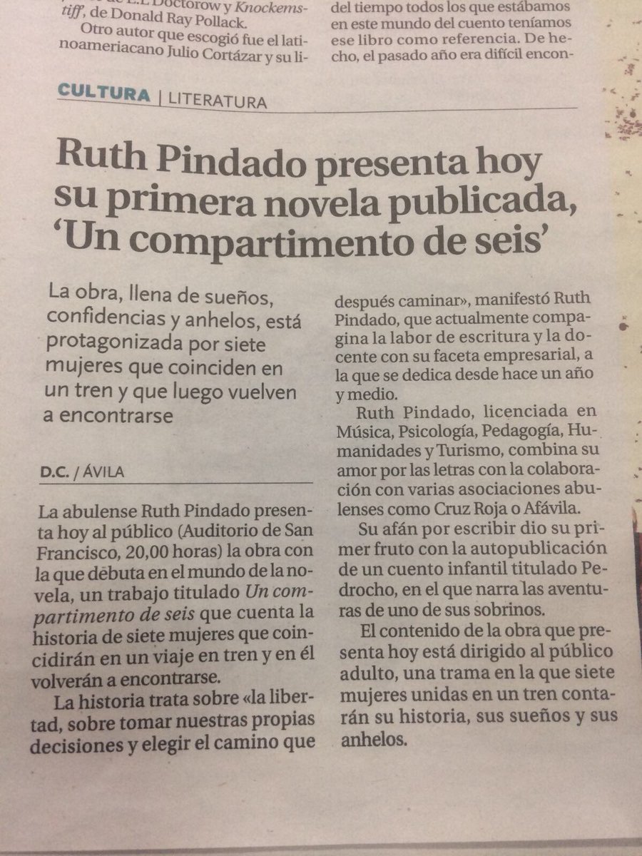 Nerviosa pero muy contenta