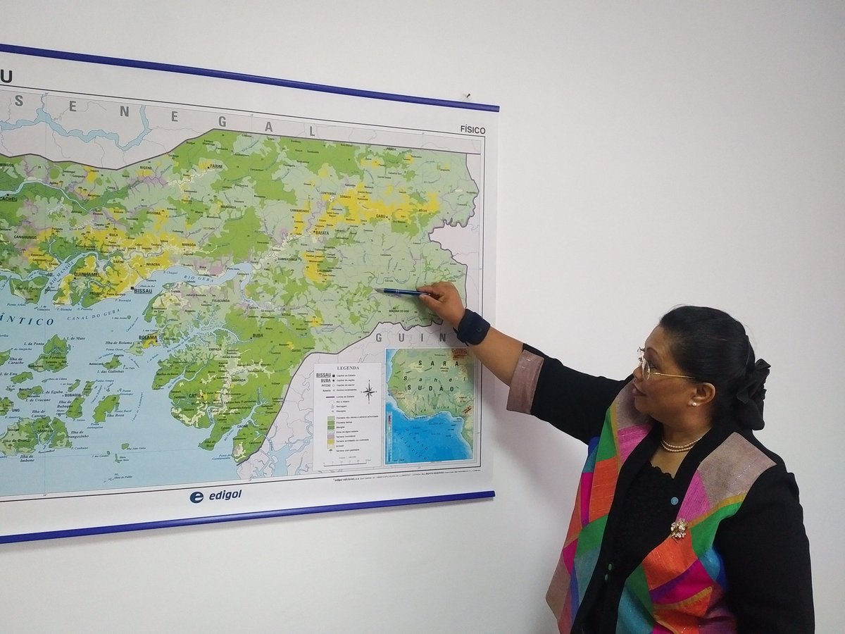 nsanganira's tweet photo. In #Guinea-Bissau this week to visit the youth in #FishFarming with inspiring stories on #AgBiz choice vs #migration. Briefing this mrng with #FAOR  Dr Yannick Rasoarimanana before the visit to #Pitche. #ZeroHungerGeneration #povertyeradication @FAOWestAfrica @FAOAfrica https://t.co/fQsP2PbxWV