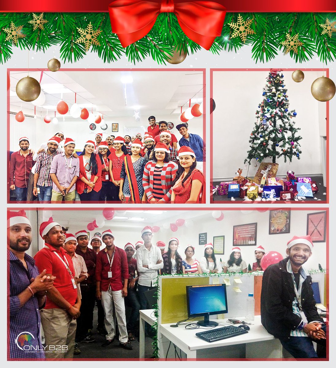 OnlyB2B's tweet photo. The message of Christmas is that the Visible Material World is bound to the Invisible Spiritual World. In the same way, we are bound to the old memories of Christmas.
#Christmas #memories #workplace #workculture #workstyle #fun@work #Onlyb2bian #SmilyFaces #KeepSmiling #Throwback https://t.co/NHDhUmBUpd