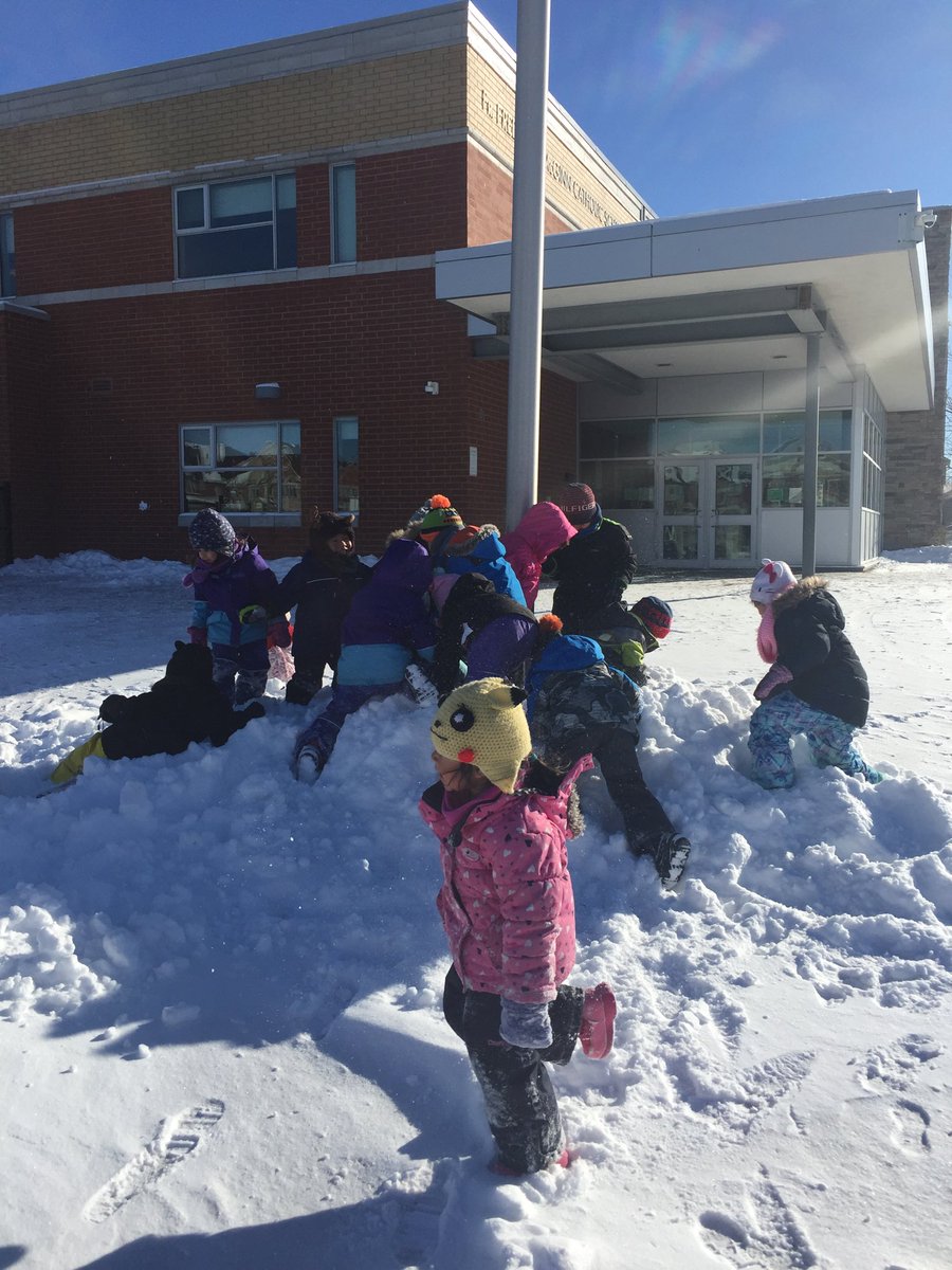 Th thrill of fresh snow in a pile.
