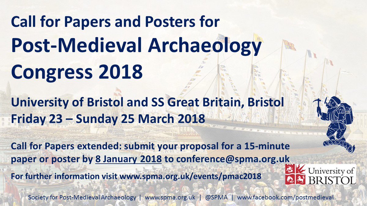 Call for Papers and Posters for our #PMAC2018 congress in Bristol in March 2018 now extended to 8 January 2018. Keep them coming! spma.org.uk/events/pmac201…