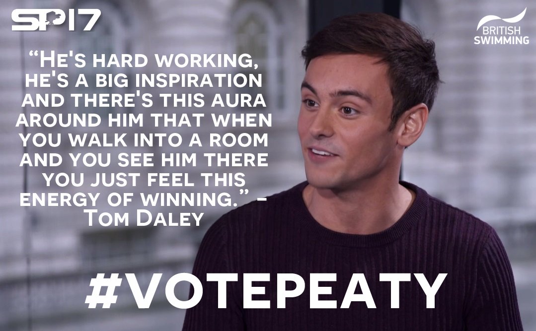 Here's why <a href="/TomDaley1994/">Tom Daley</a> thinks <a href="/adam_peaty/">Adam Peaty OBE</a> should win #SPOTY 

Get involved in our #VotePeaty Thunderclap and show your support: bit.ly/votepeaty