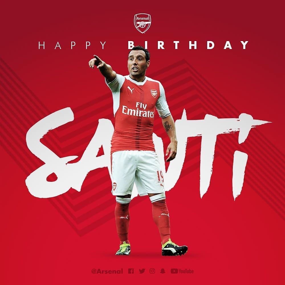 Happy birthday Santi Cazorla, lets hope he recovers and gets back to the pitch. -AUS  