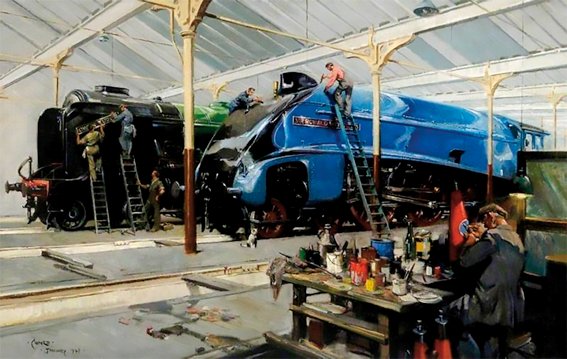 UniOfHull's tweet image. The remarkable career of British artist Terence Cuneo is being celebrated in a new exhibition in our @HullUni_Library, and it officially opened TODAY!

Will you be going to see it? 🚂 #PaintingPower

Find out more 👇
ow.ly/KuNo30hch3W