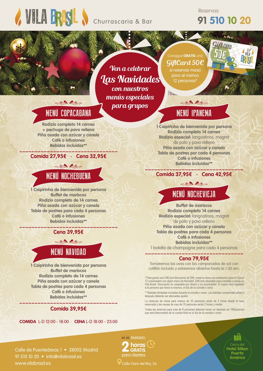 <a href="/vilabrasiles/">Vila Brasil</a> también abre para #Navidad y #AñoNuevo y éstos son los #menús que propone: 

lamadridmorena.com/2017/03/17/vil…