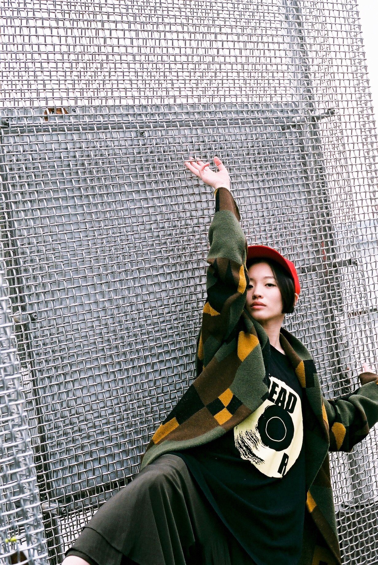 ha za ma ハザマ 迷宮入りのニットガウン フード付ロングコート ha za ma ハザマ 迷宮入りのニットガウン フード付ロングコート