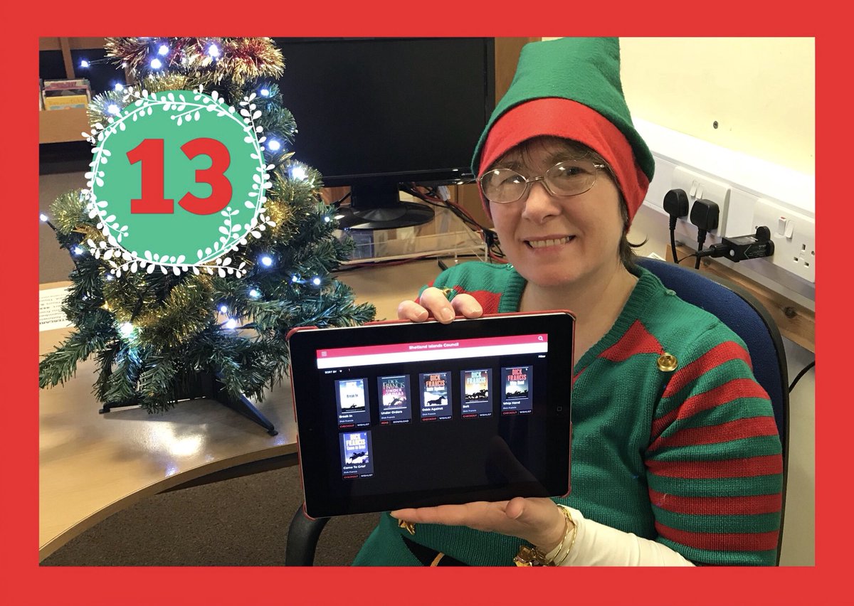 ShetlandLibrary's tweet photo. #ShetlandLibraryAdvent Day 13 & Louise’s pick!
“I love reading Dick Francis, esp. the early novels. We have the Sid Halley set on eBook & I enjoyed re-reading them this year. Set in an era before google & mobiles, they’re good old fashioned detective novels of good vs bad.” 😊📚 https://t.co/0SWFeqEVnb