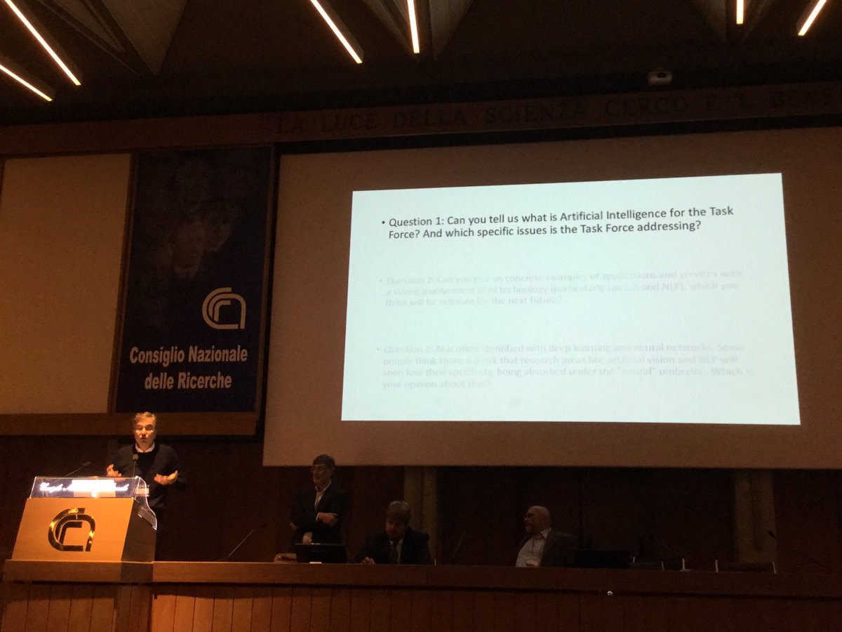 CLiC-it2017 (@clic_it2017) on Twitter photo Important points by <a href="/gattardi/">Giuseppe Attardi</a>: we need computational resources and we should clarify what #AI is! #ArtificalIntelligence is not big data analytics! #CLiCit2017 Important points by <a href="/gattardi/">Giuseppe Attardi</a>: we need computational resources and we should clarify what #AI is! #ArtificalIntelligence is not big data analytics! #CLiCit2017