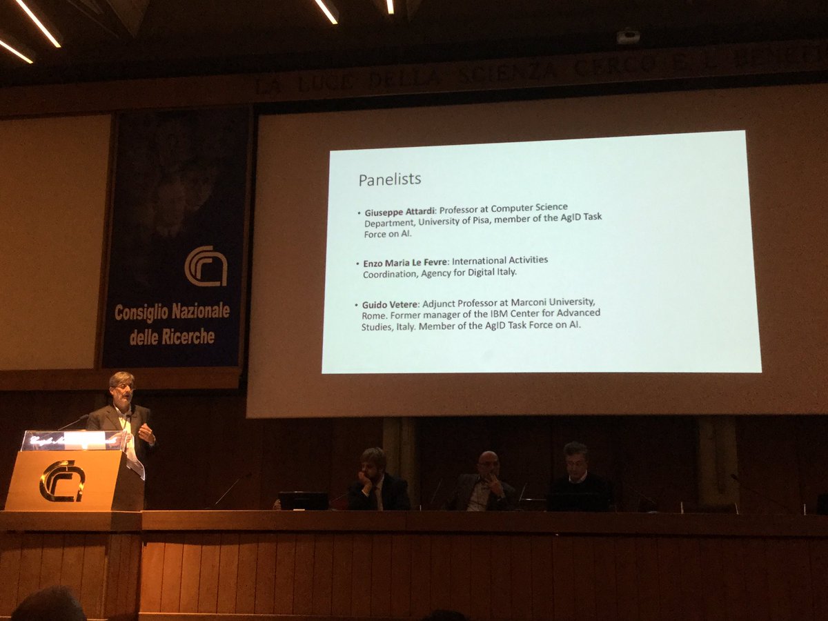 CLiC-it2017 (@clic_it2017) on Twitter photo Bernardo Magnini, president of #AILC, presents the panelists that will discuss current work and perspectives of <a href="/AgidGov/">AGID</a> <a href="/gattardi/">Giuseppe Attardi</a> <a href="/enzolefevre/">Enzo Le Fevre C.</a> <a href="/gvetere/">Gabriele Lo vetere</a> #CLiCit2017 #NLProc Bernardo Magnini, president of #AILC, presents the panelists that will discuss current work and perspectives of <a href="/AgidGov/">AGID</a> <a href="/gattardi/">Giuseppe Attardi</a> <a href="/enzolefevre/">Enzo Le Fevre C.</a> <a href="/gvetere/">Gabriele Lo vetere</a> #CLiCit2017 #NLProc