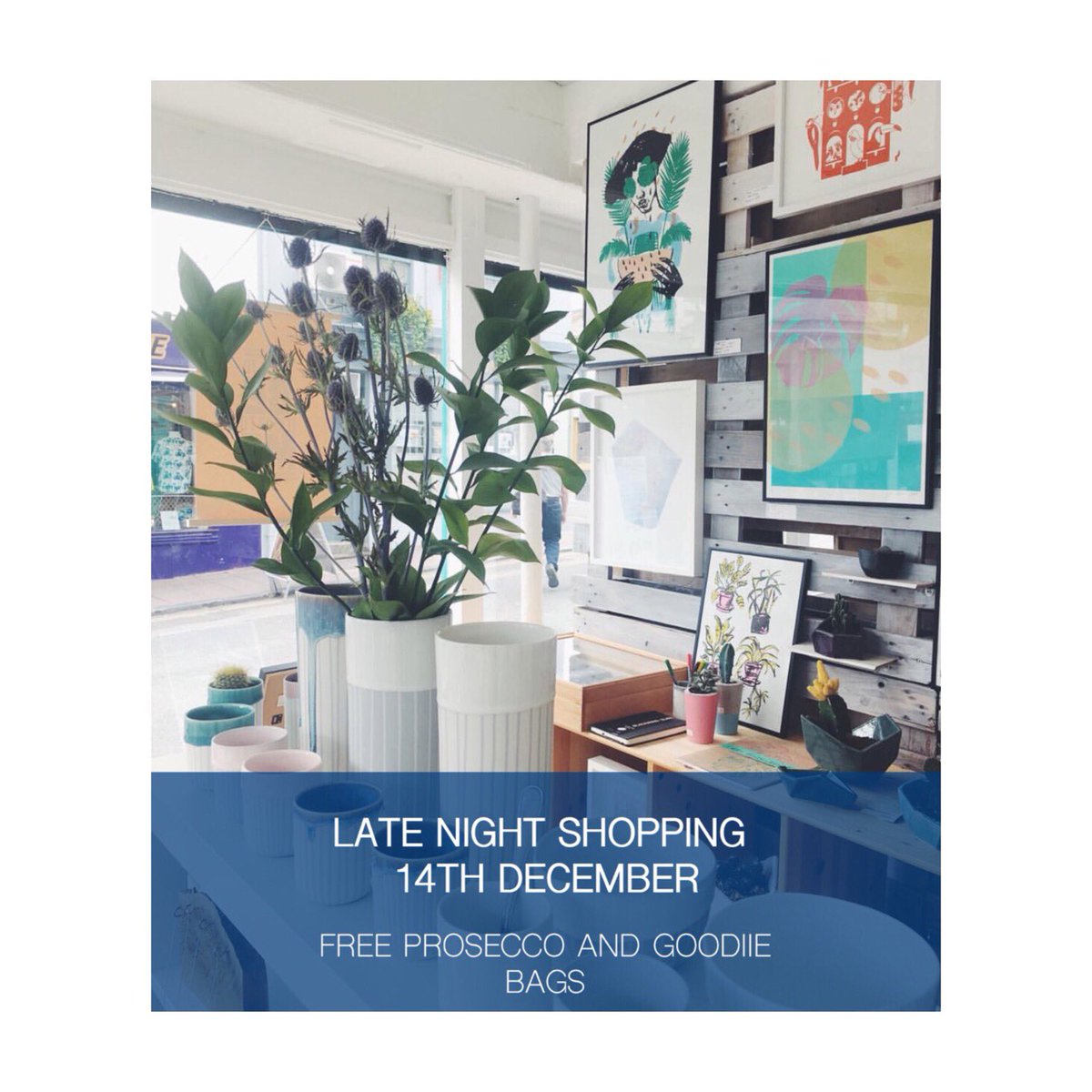 tidyprintuk's tweet photo. Christmas late night shopping round 2  tomorrow 🎉🎄. Free Prosecco + even more goodie bags for the first 6 to spend £40. Come join us &amp; over 60 other independent North Laine shops &amp; cafes. Including our favs @unlimitedshopuk @blackmochaBN1 @junkfunk @InHouseSpace @magbrighton 🎄 https://t.co/qcj8RzIOKd