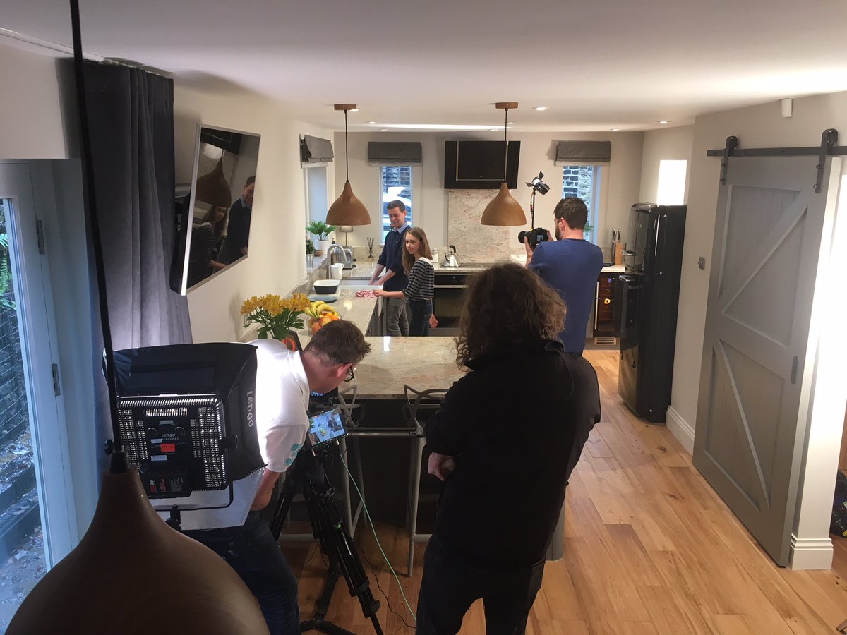 While the weather outside is freezing, It's all toasty warm inside on our shoot for <a href="/ideal_heating/">Ideal_Heating</a> with their vogue boiler