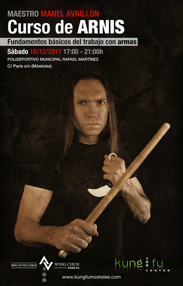 wingwaysystem's tweet photo. Este sábado uno de los grandes maestros de armas de nuestro país, Manuel Avrillon, nos honrará con un impresionante seminario de cuatro horas. Estamos contando los días! https://t.co/fzRoUOis3t #kungfuparatuvida #kungfumostoles #kungfuarmas https://t.co/4ncWFgBAda