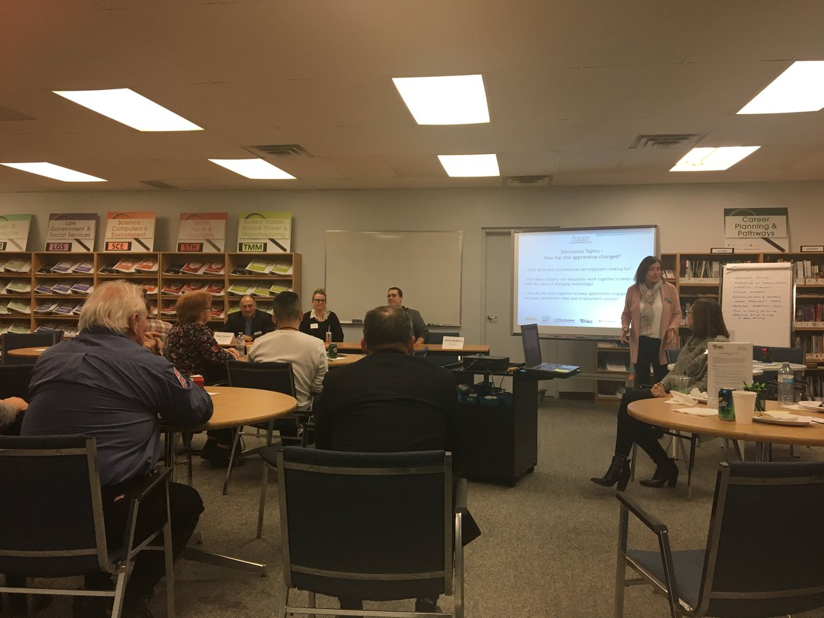 HaltonIEC's tweet photo. #HAAC2017 was a great success last night! We want to thank the employers, educators, community members, and apprentices who came out to talk about the question, "How Has The Apprentice Changed?". We heard many incredibly valuable opinions! @HIEC_appsearch https://t.co/LVXyxJIbfC