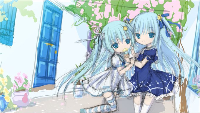 最近絵上げてなさすぎだからだいぶ前に描いた汚いラフでも載せておこう… 