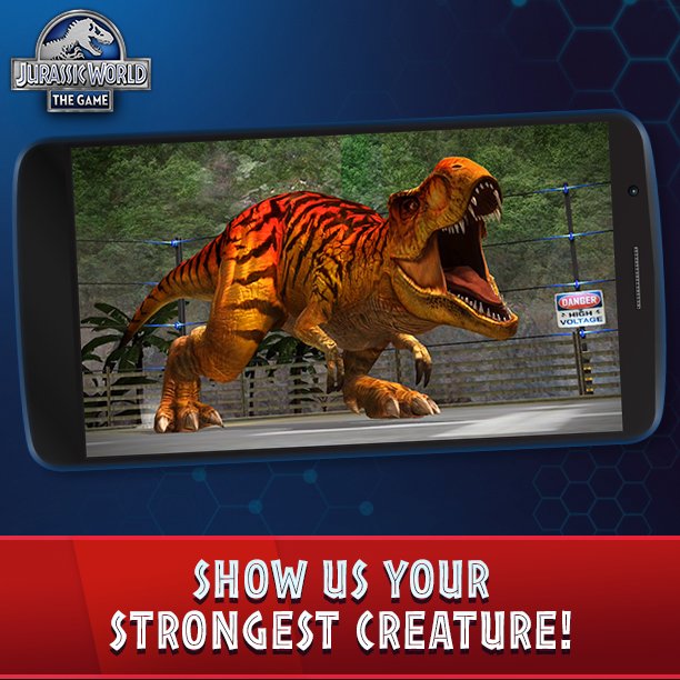 strongest dinosaur in jurassic world the game