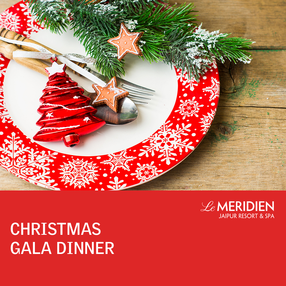 LeMeridienJP's tweet photo. #Christmas Gala Dinner!
5 course TDH #dinner with glass of wine or soft beverages.
INR 2500/- Plus taxes per person*
#LatestRecipe at #LeMeridienJaipur
Call: + 91 1426 403333
* Prior reservation required.
#SPGCravings #LeMeridien #Jaipur #Resort & #Spa. https://t.co/iqFKyb3j9z