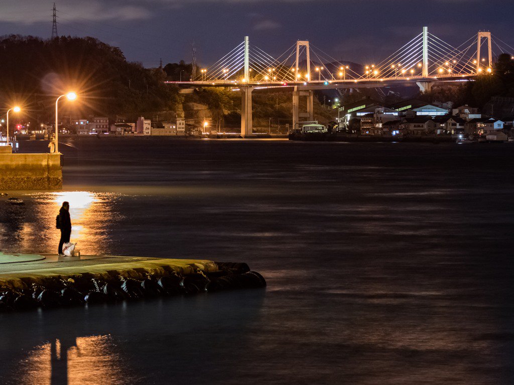 仲枝 Auf Twitter 新尾道大橋と尾道大橋 しまなみ海道の中じゃと小さい橋なんじゃけど 素朴でええのう 新尾道大橋 尾道大橋 しまなみ海道 広島 瀬戸内海 尾道水道 夜景 Nightview Shimanami 瀬戸内 尾道