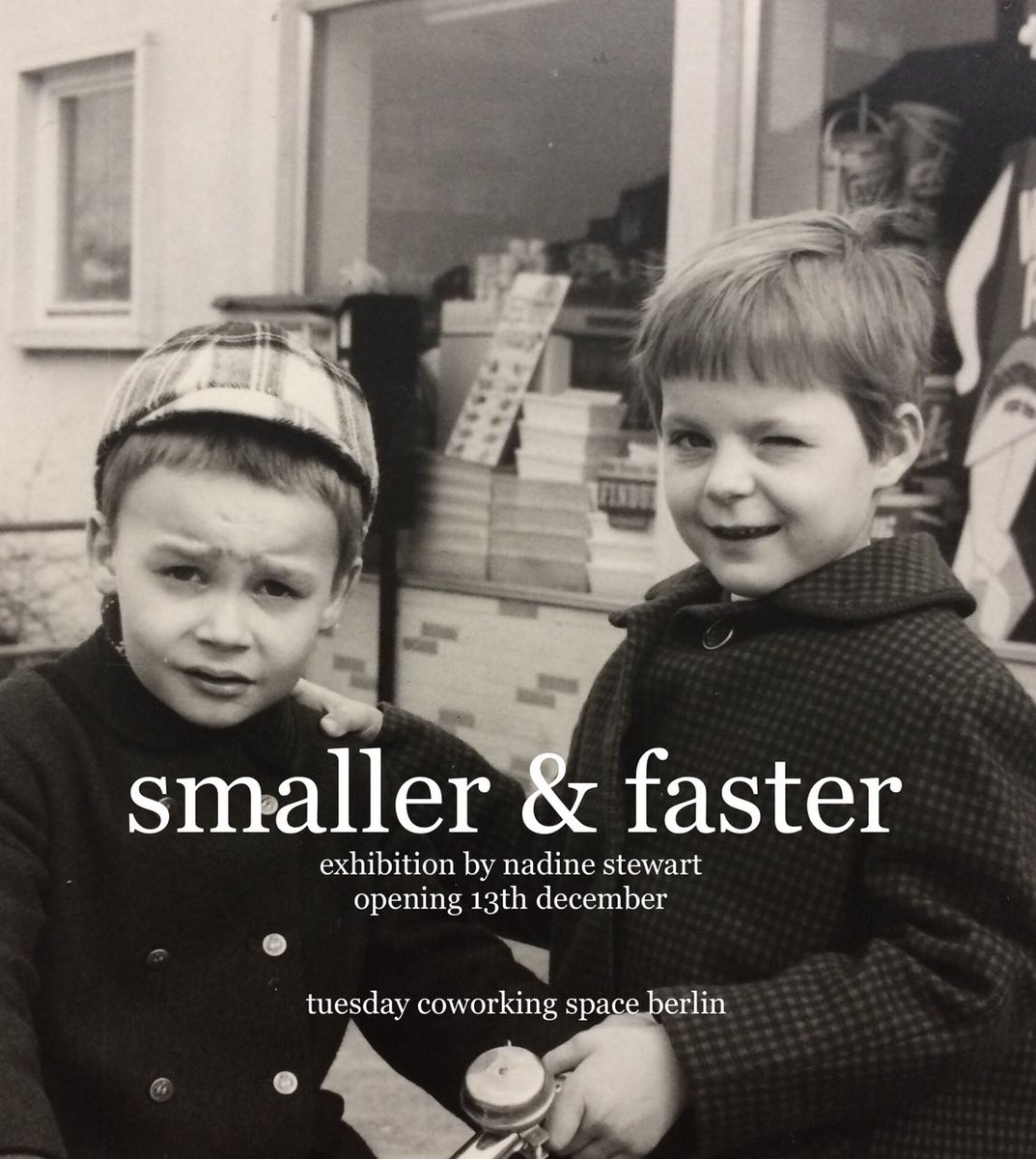 tuesdaycowork's tweet photo. For anyone stuck for something to do tonight, why not come to the Irishest coworking space in #Berlin for the opening of Nadine Stewart's photo exhibition "Smaller &amp; Faster" at @tuesdaycowork in Schöneberg!

https://t.co/3J0TQUJr6I

#vernissage #tuesdaycoworking #nadinestewart https://t.co/4JfGcvisSC