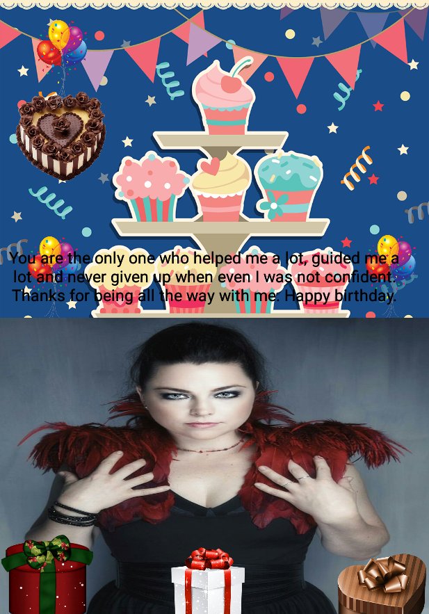  Happy birthday Amy Lee again. 