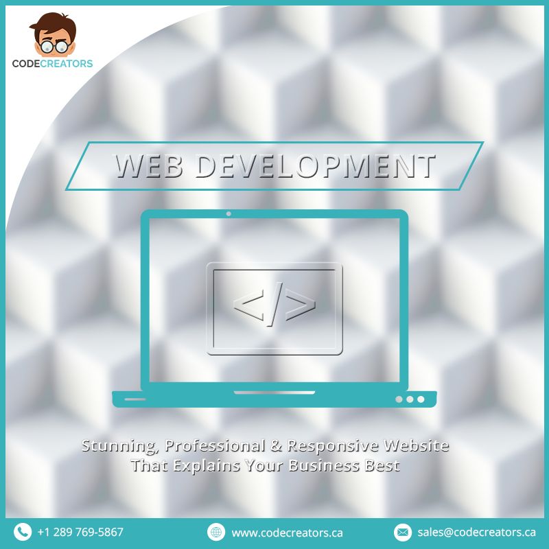 CodeCreators_'s tweet image. Got an idea & a design? Lucky you.
We can develop it for you!
Contact Us Now:
Call : +1 289-769-5867
Email : sales@codecreators.ca
#CodeCreators #ExpertWebDevelopment #WebDesign #Redesign #WorkWithProfessional
