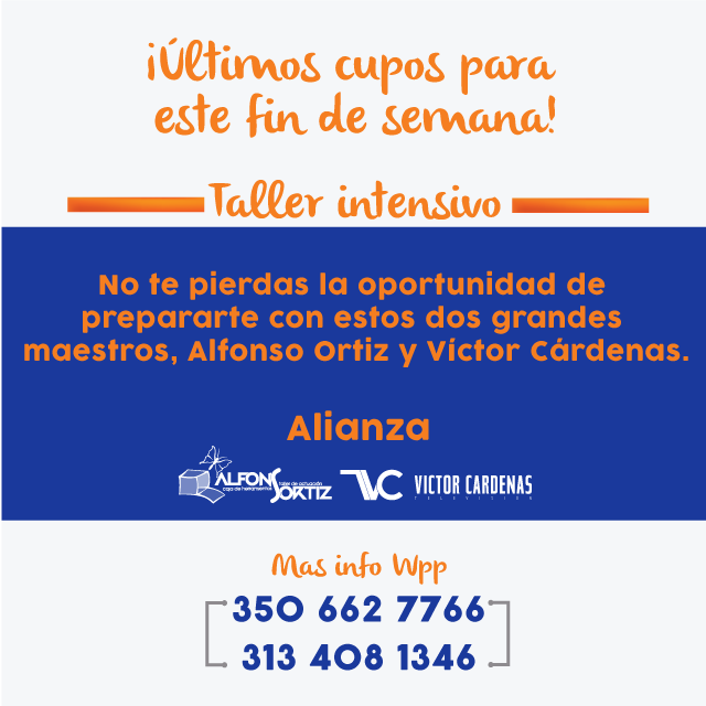 CajaHerramienta's tweet photo. ¡ÚLTIMOS CUPOS! 📣 ESTE FIN DE SEMANA 💥
🔜 ¿YA TE INSCRIBISTE?
L@s mejores actores, actrices y presentadores se han formado en estas grandes escuelas 🎥 🎬 #VCTVC y ⚡️ #TallerCajaDeherramientas
Con los maestros: @alfonsortizP y Víctor Cárdenas 🎥
🎭 🎉 @fernandolopezp https://t.co/wloemmiwcZ