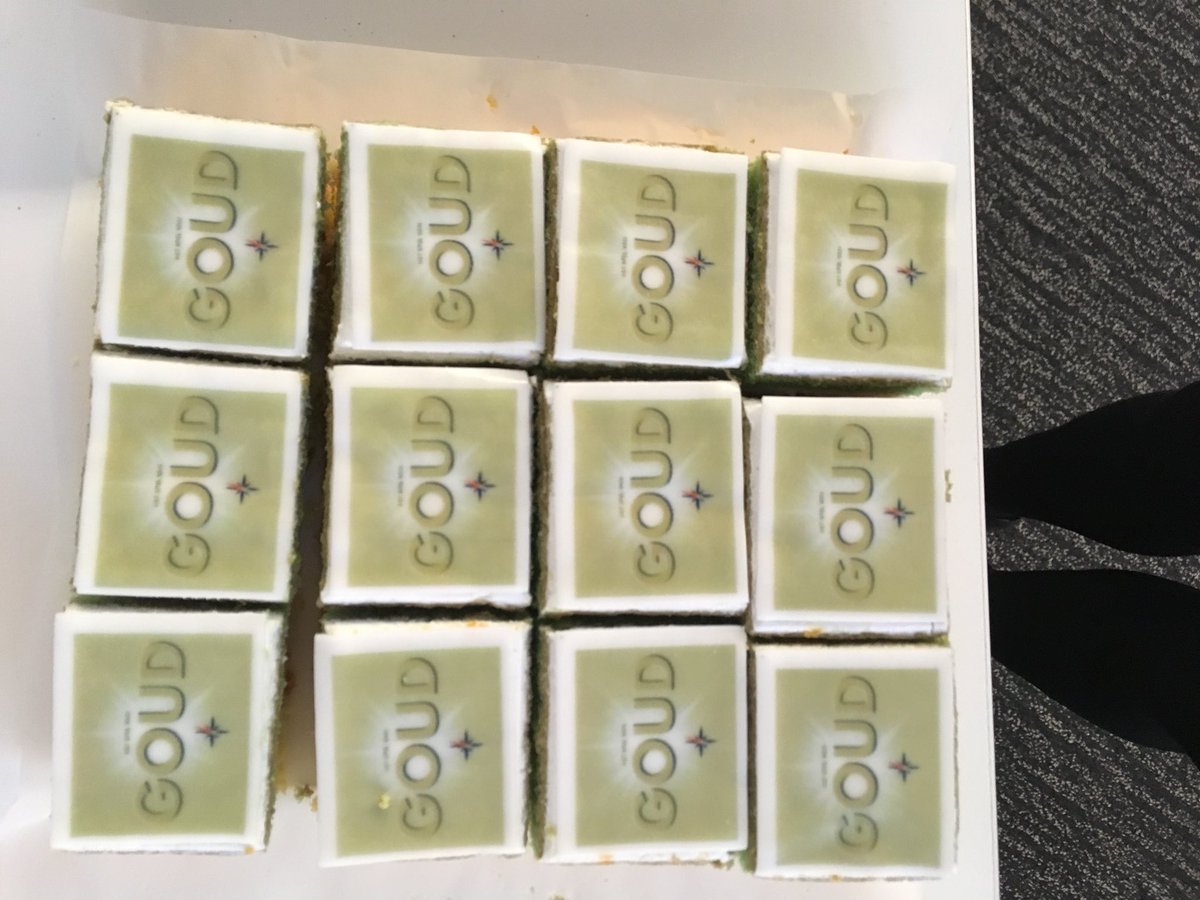 Klaar voor de presentatie van ons spel#goud!