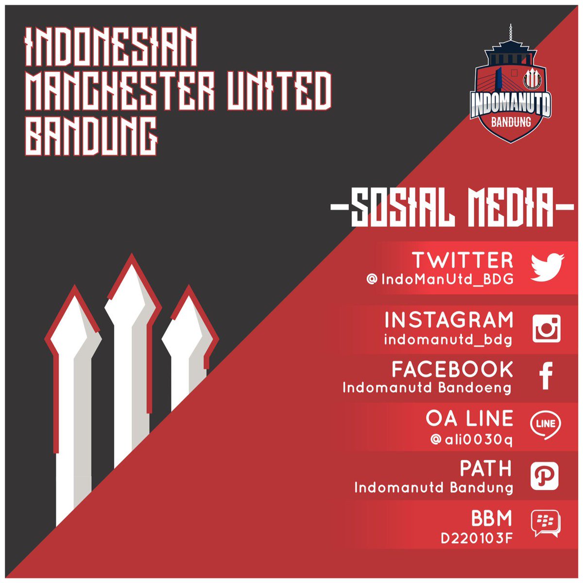INDOMANUTD BANDUNG tweet media