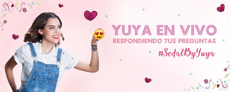 Faltan 2 horas para el vivo de <a href="/yuyacst/">Yuya</a> en bit.ly/YuyaLive ! No te lo pierdas! #SedalByYuya