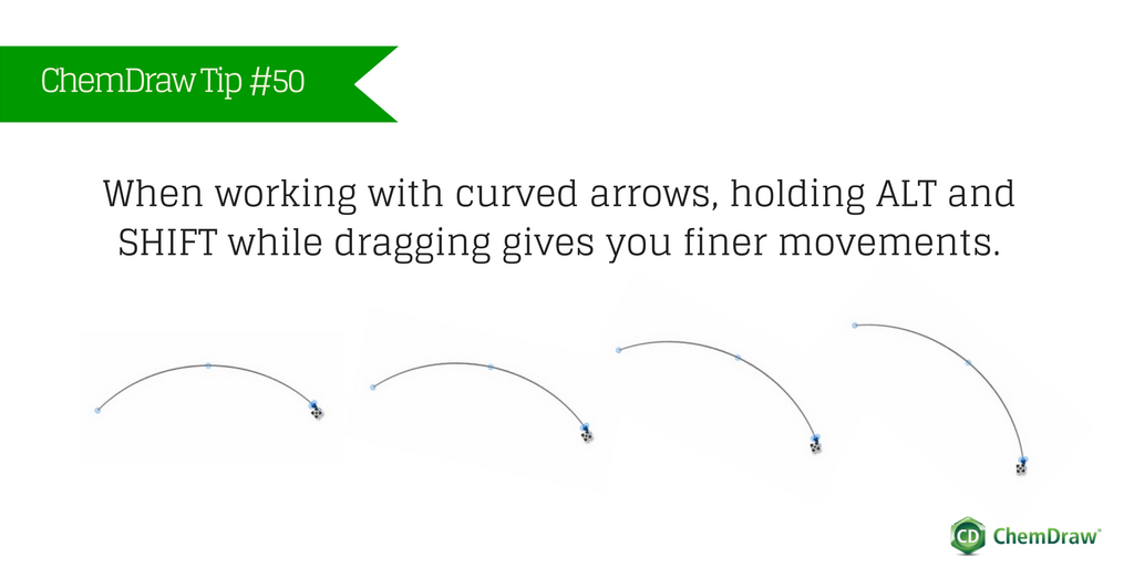 ChemDraw's tweet photo. Holding ALT shift while you click and drag gives you finer movements. #ChemDrawTip: https://t.co/rcC0rxz97V https://t.co/K0IE7bEHjq