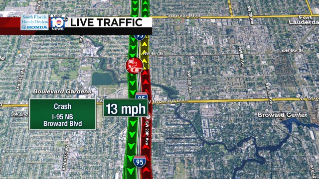 Crash on I-95 NB at Broward Blvd #traffic https://t.co/OnDD69HzsC