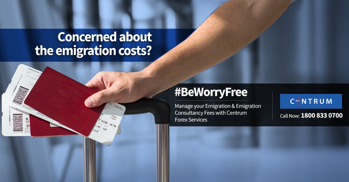 EBIXCASH_WM's tweet photo. Overcome the travel formalities with Centrum Forex Services. #BeWorryFree Call Now: 1800 833 0700 https://t.co/ItlMSfAg2n