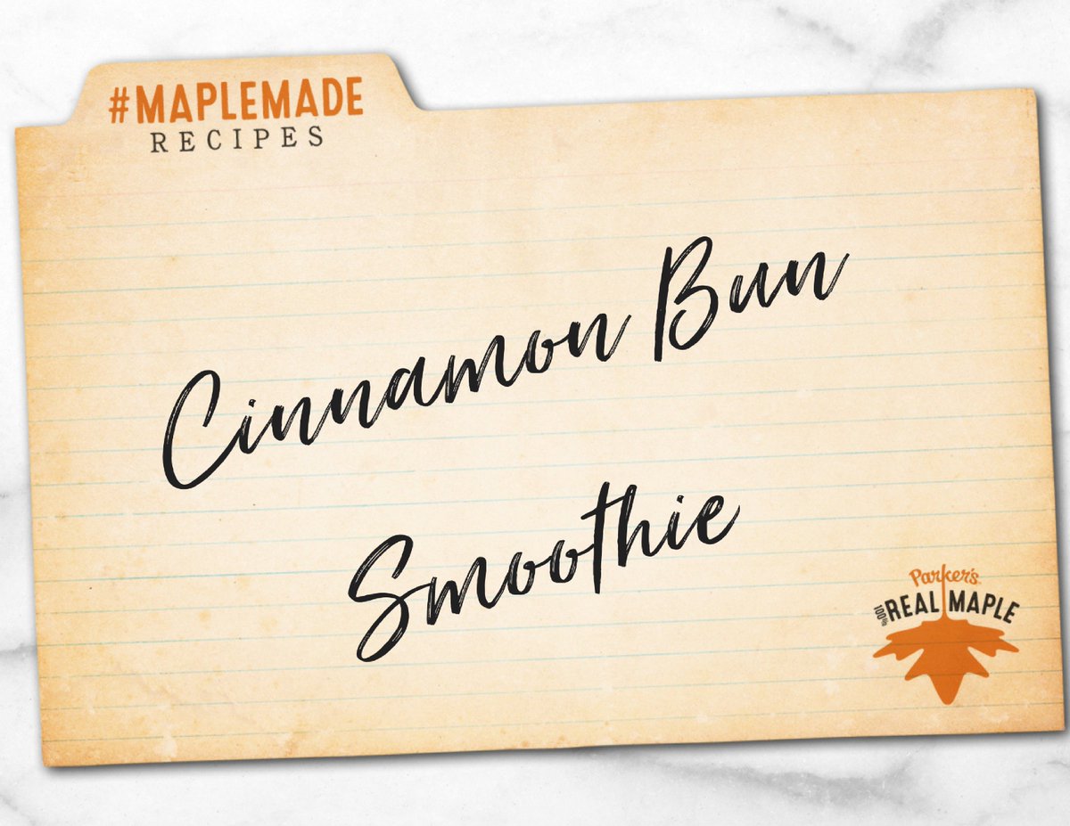 ParkersMaple's tweet image. Cinnamon Bun Smoothie 
Looking for a great way to substitute in maple as a natural sweetener? Check out this sweet, maple staple in a smoothie! 🍁😋
#MadeForMore Recipe from Great List: 
greatist.com/eat/simple-smo…