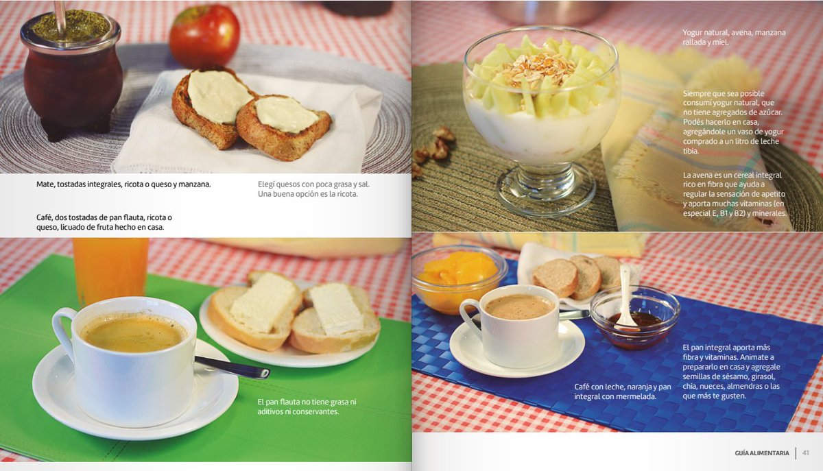 Comenzar el día con un buen #desayuno, la comida más importante del día y no saltearse las otras. Alimentarse bien es ejercer un derecho. Guía Alimentaria para la Población Uruguaya realizada por el <a href="/MSPUruguay/">Ministerio de Salud Pública – Uruguay</a> y #UNFAO junto a <a href="/opsoms/">OPS/OMS</a> y <a href="/UNICEF/">UNICEF</a> bit.ly/2o8UtLN