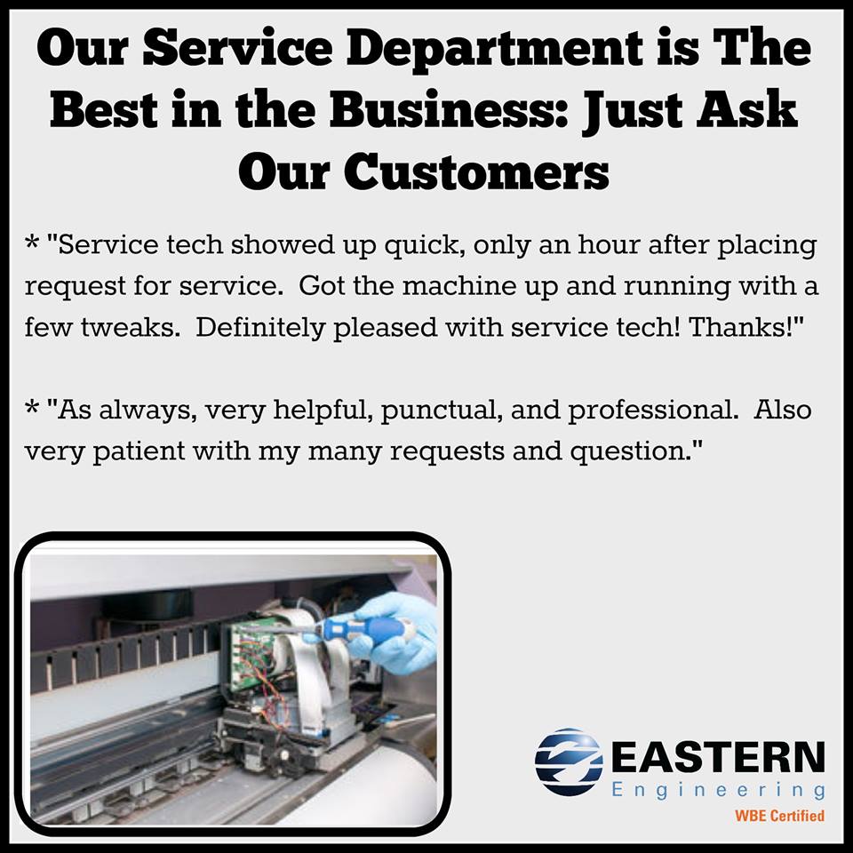EasternEng1's tweet photo. Knowledgeable, fast, reliable, and friendly: all things that describe our renowned service department! https://t.co/JQQQwRudnK #easternengineering #indiana https://t.co/J33ZRNiYmJ